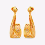 Traditional 22K Gold Jhumka Drop Earrings