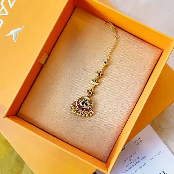 22K Traditional Bridal Maang Tikka